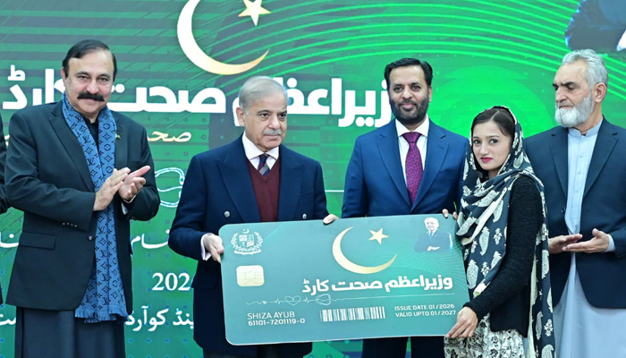 PM Shehbaz relaunches health card scheme for Islamabad, AJK and Gilgit-Baltistan