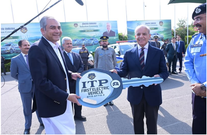 PM Shehbaz Inaugurates Induction of BYD EVs into Islamabad Police Fleet