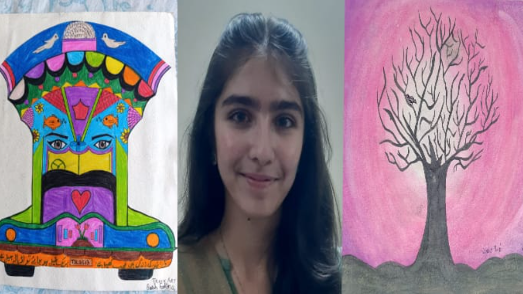 A child paints what adults refuse to acknowledge