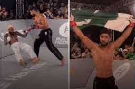 Pakistan’s Shahzaib knocks out UFC fighter Andre in Karate Combat 61 clash