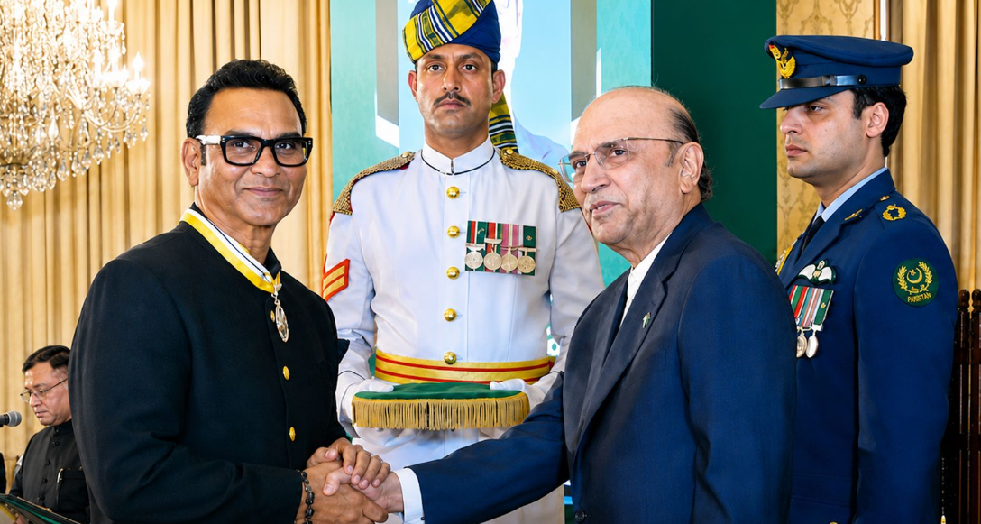 President Zardari Confers Sitara-e-Imtiaz on Prof. Dr. Sarwar Khawaja