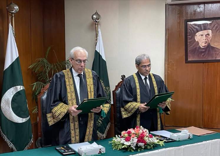 Justice Munib Akhtar sworn in as Acting Chief Justice of Pakistan