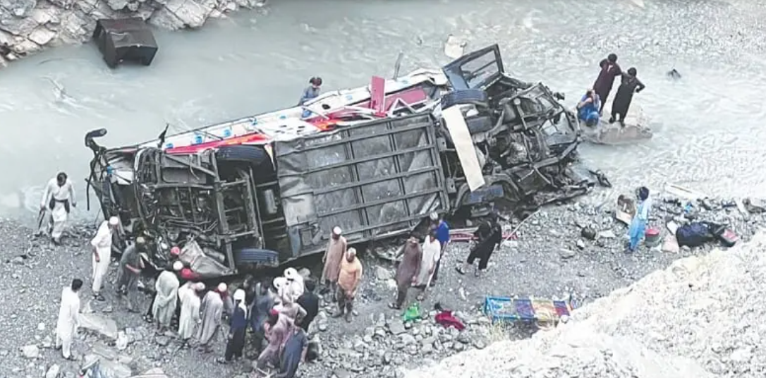 40 Killed as Overcrowded Passenger Bus Plunges into Ravine Near Balochistan-KP Border