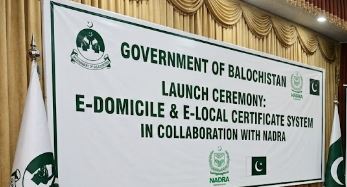 Balochistan Launches First-Ever E-Domicile, E-Local Certificate System