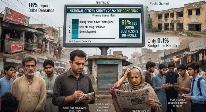 Soaring Power, Gas Prices, Tough Business Climate Top Pakistanis’ Concerns: Survey