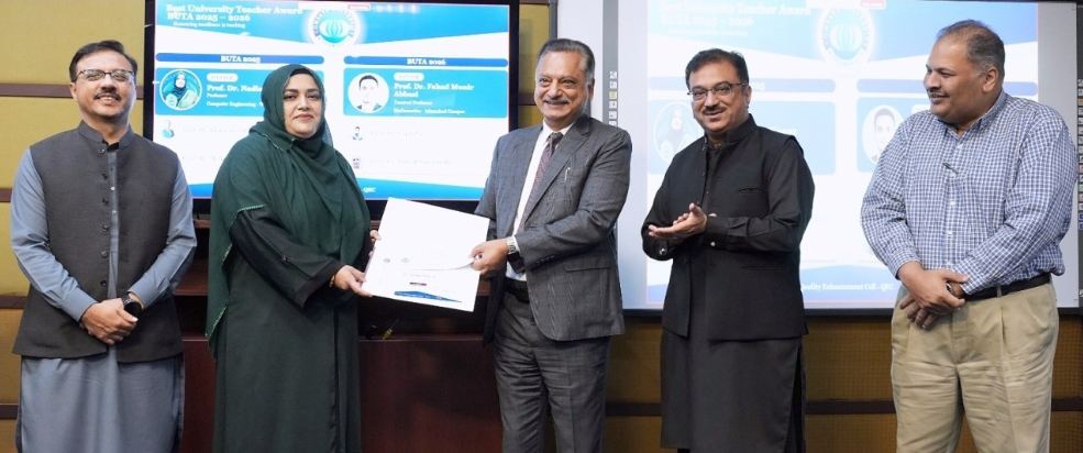 COMSATS Honours Best Teachers, Urges Faculty to Embrace AI-Driven Learning